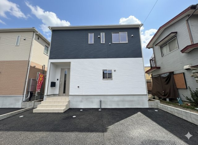 【Cradle garden】宇都宮市清原台 第6 全2棟の外観|〇只今建築中〇
1号棟予定地です。
4LDK+WIC、全居室広めでゆとりのあるプランです！
※2025年10月撮影