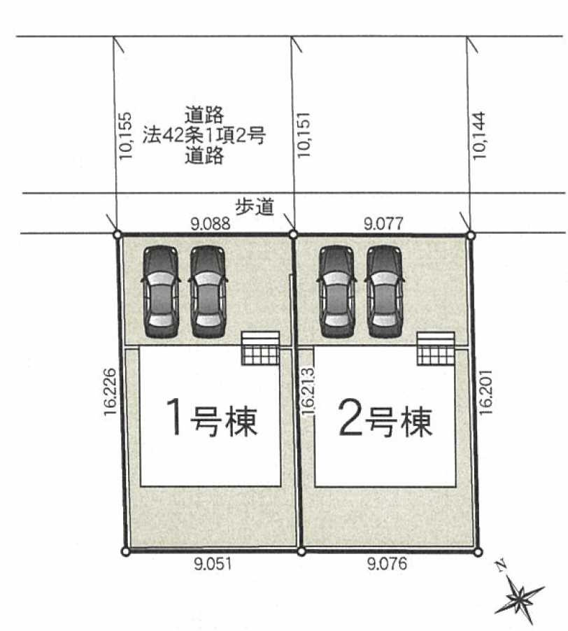 【Cradle garden】宇都宮市清原台 第6 全2棟の外観|〇只今建築中〇
2号棟予定地です。
4LDK+トランクルーム！広々としたインナーバルコニーが特徴です！
※2025年10月撮影