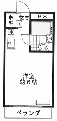 メゾン・ド・ノア天神町の間取り|家具家電付き