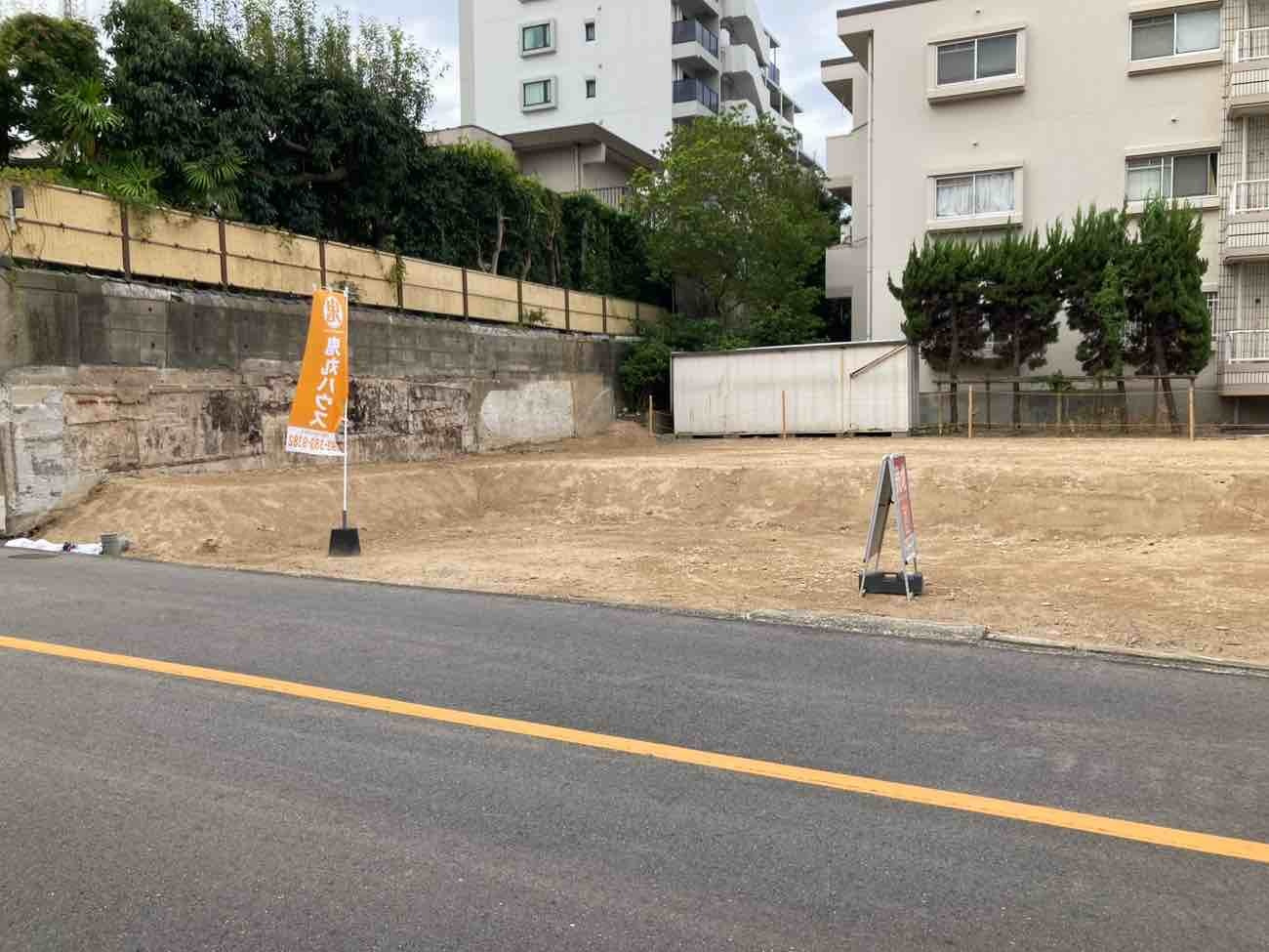 高峰町の外観|現地（2025年10月21日）撮影
すぐに建築可能！整地済みのきれいな土地です
