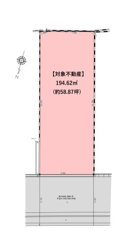鷹の巣二丁目の土地図