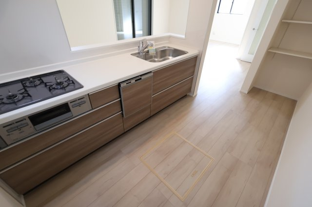 《仲介手数料無料》見沼区堀崎町579-3(全1戸)新築一戸建てハートフルタウンのキッチン