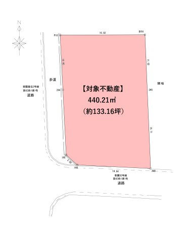 若園一丁目（14期）1区画の土地図|1区画
