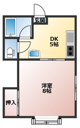シェ・モアⅡの間取り