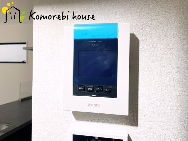 桶川市泉　6期　新築一戸建て　KEIAI GRACE　02の防犯設備|モニター付インターホンです