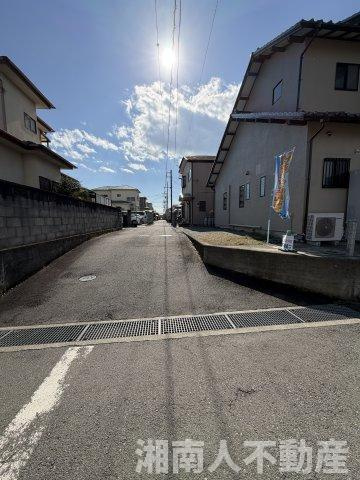 小田原市別堀　中古戸建の前面道路含む現地写真|前面道路含む現地写真です