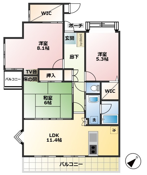 【間取り】の画像