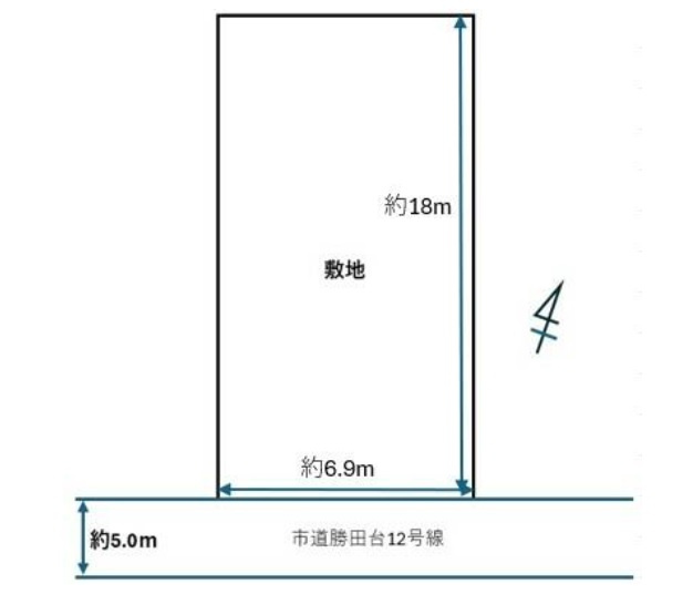 【土地図】 | 八千代市勝田台２丁目　売地 | 土地図