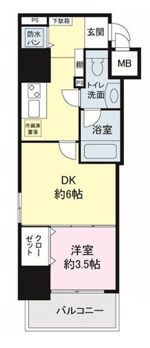 イグレック南本町の間取り