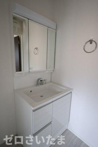 《仲介手数料無料》北区今羽町422-1新築一戸建てグラファーレの独立洗面台