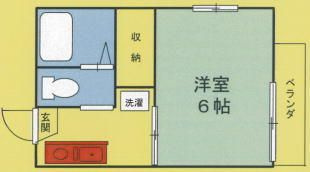 【間取り】 | メゾンソレイユ第２