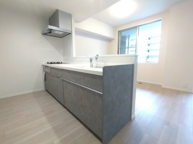 ジークレフ西宮武庫川館第2期のキッチン|きれいなキッチンです