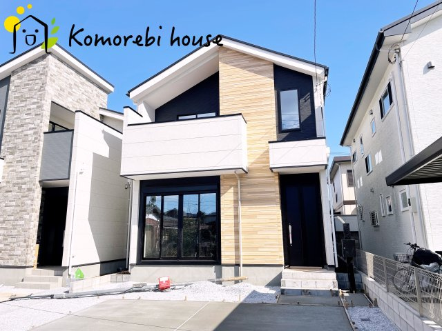 桶川市泉　6期　新築一戸建て　KEIAI GRACE　03の外観|建物外観を気になさる方へ、見た目の良い物件です
