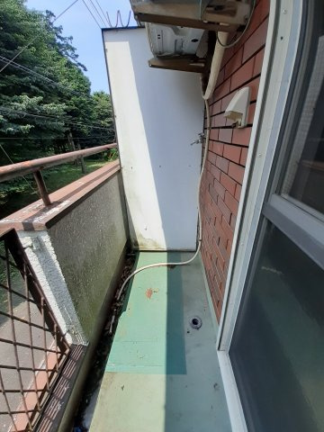 シティパレス清水町Ⅲのバルコニー|広々としたバルコニーです