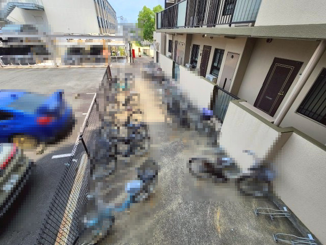 【価格改定】長岡京グリーンマンションの駐輪場|駐輪場（空きあり）