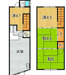 【間取り】 | 南本町通4丁目貸店舗