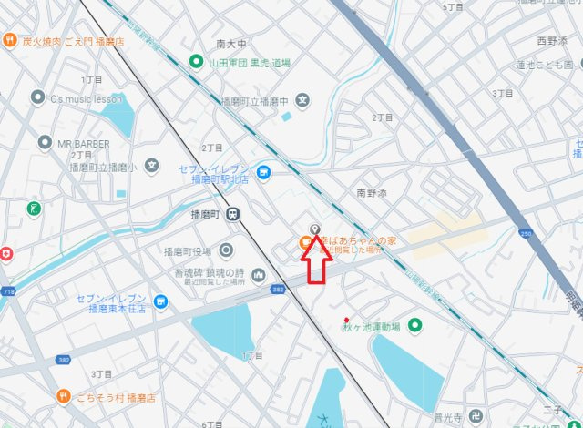 サンシティ本荘壱番館　2階の地図|山電播磨町駅、生活便利です。
