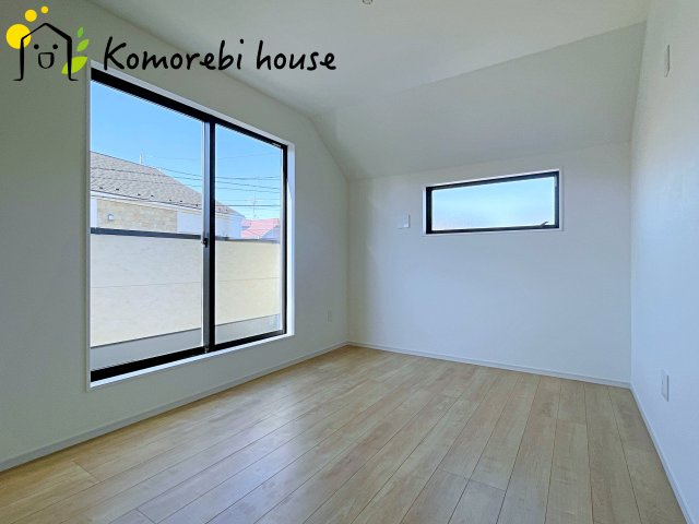 上尾市原市　17期　新築一戸建て　ケイアイグレース　01の寝室|26.1.8撮影済み