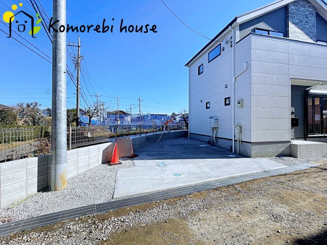 上尾市原市　17期　新築一戸建て　ケイアイグレース　01の駐車場|26.1.8撮影済み