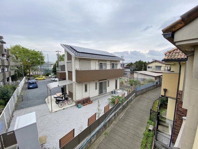 練馬区西大泉1丁目の展望|建物北側は暗渠なので開放感がございます周辺に高い建物はないので眺望通風良好です