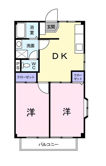サンライズメグミBの間取り