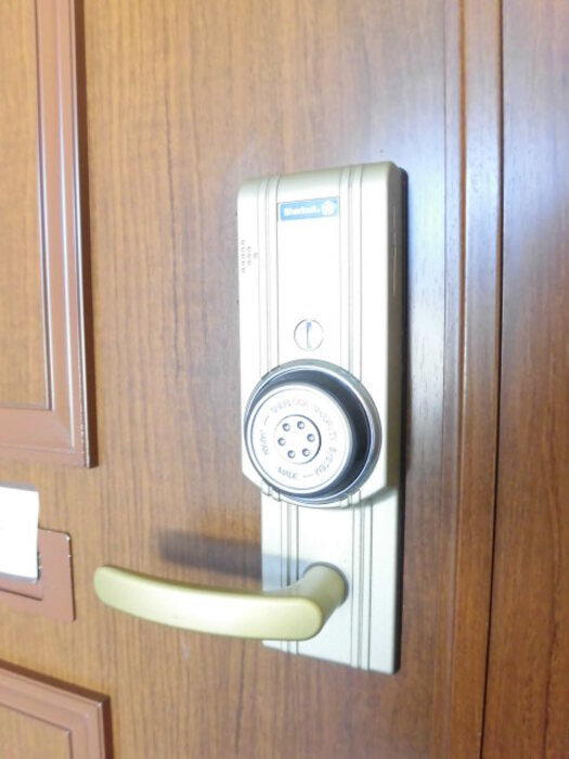 リビングタウン江戸屋敷B棟の玄関|明るい玄関です