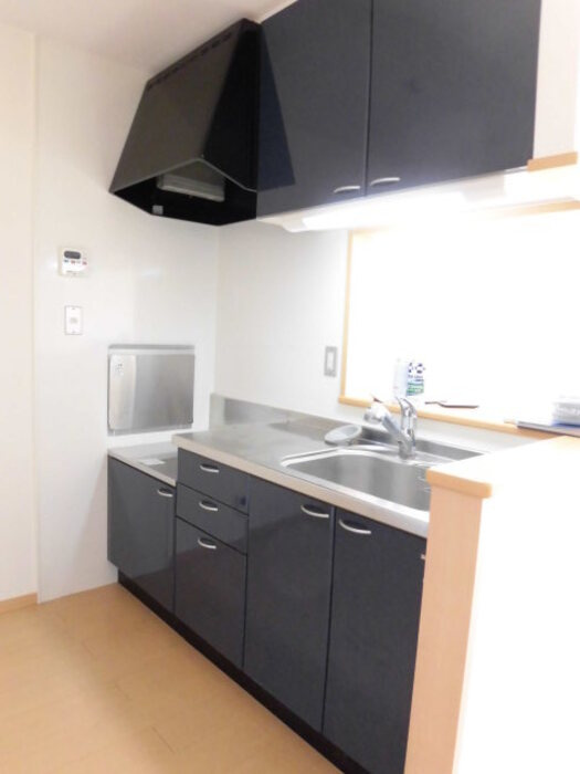 リビングタウン江戸屋敷B棟のキッチン|使いやすいキッチンです