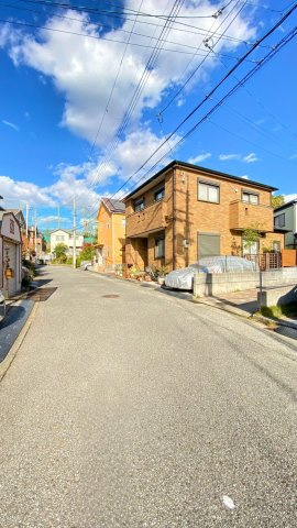 一ケ谷町の前面道路含む現地写真