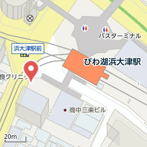 【地図】 | (仮称)大津市浜大津1丁目計画