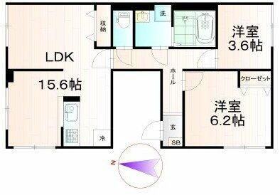 スカイツリーＮＷの間取り