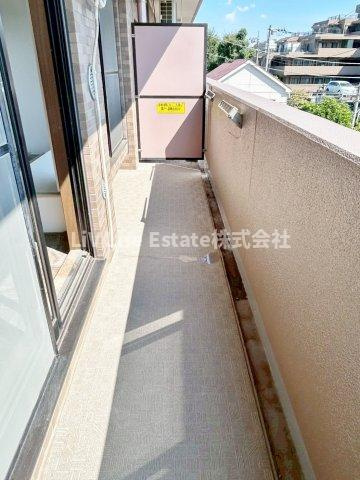ライオンズガーデン武蔵関公園弐番館のバルコニー