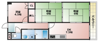 【間取り】 | ロイヤルコーポ西明石