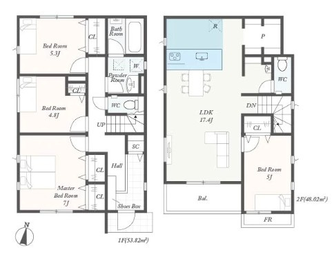 【間取り】 | 綾瀬市第1深谷上 新築戸建 全5棟
