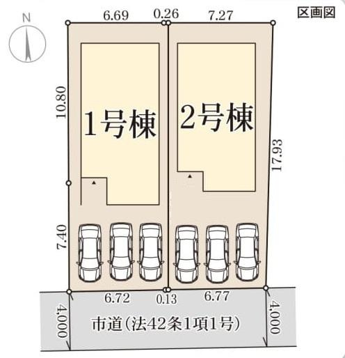リーブルガーデン　倉敷市黒崎(第2)【仲介手数料無料】の区画図