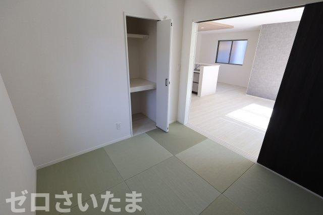 《仲介手数料無料》上尾市小泉６丁目18-2(全1戸)新築一戸建てグラファーレの和室