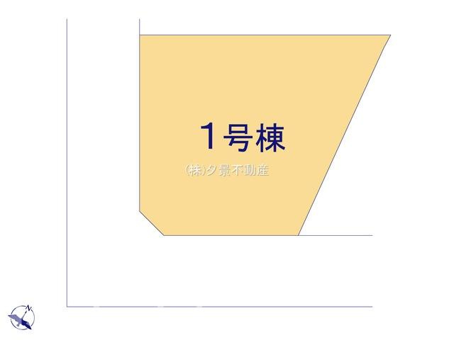 《仲介手数料無料》上尾市小泉６丁目18-2(全1戸)新築一戸建てグラファーレの区画図