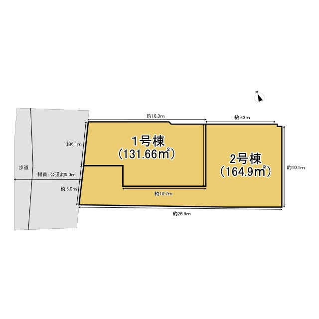 乙訓郡大山崎町大山崎堀尻の区画図|全2区画