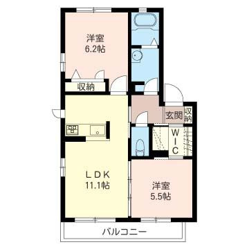 リーベンハイムⅡの間取り