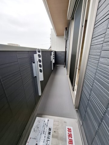 D-residence上甲子園のバルコニー