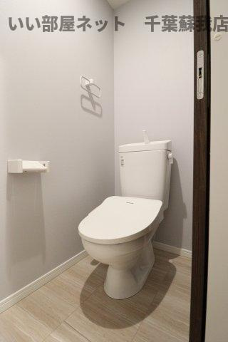 パルブニール浜野のトイレ|ゆったりとした空間のトイレです