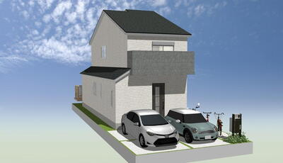 【外観パース】 | 山田大吉見町　建築条件付き売土地