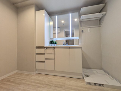 【独立洗面台】 | サーパス宇品 | 収納付き洗面化粧台