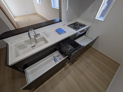 【キッチン】 | 広島市安佐南区中筋３丁目No.1 | ご家族を近くに感じられる対面キッチン