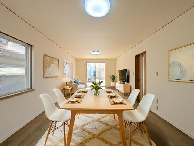 【居間・リビング】 | ☆CGでバーチャルホームステージングしています。

