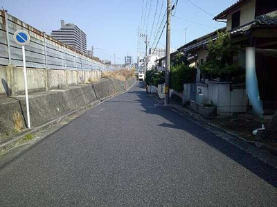 【前面道路含む現地写真】 | 広島市西区井口４丁目 阿瀬波