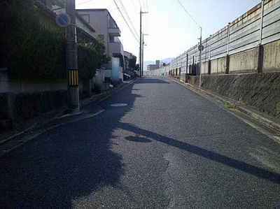 【前面道路含む現地写真】 | 広島市西区井口４丁目 阿瀬波