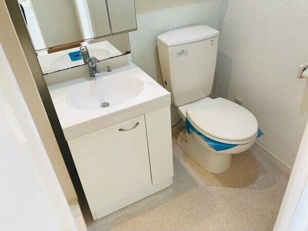 コーポすずなの洗面所