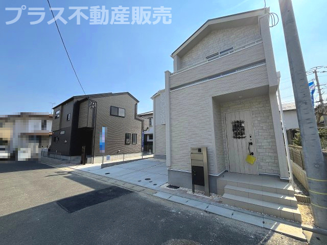 【外観】 | 福岡市早良区有田5丁目　1号棟（全2棟）【仲介手数料無料・0円】 | 現地写真。同じ物件を見るなら、プラス不動産販売にお任せ下さい。