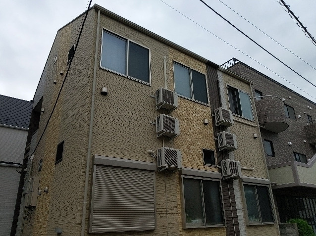 北区志茂３丁目のアパートの外観