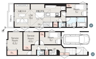 【間取り】 | 西東京市東町　全2邸　No.2 | 西東京市東町　全2邸　No.2